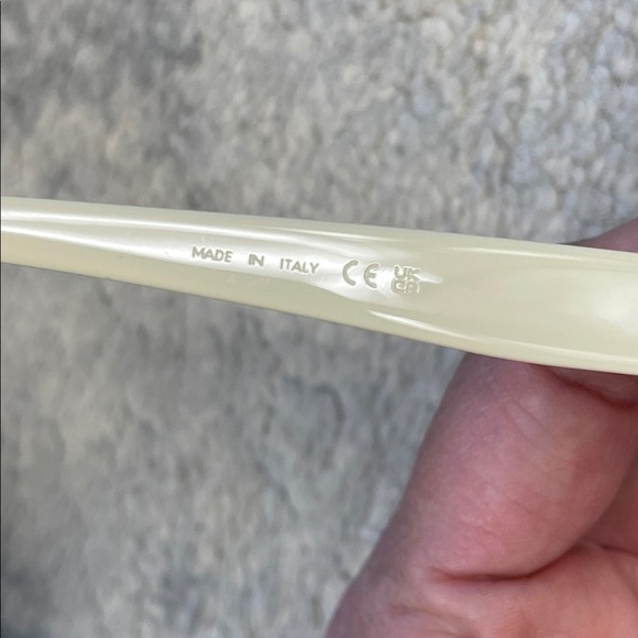 New Valentino Garavani 51mm Cat Eye Sunglasses VLS 175 Ivory main image 6